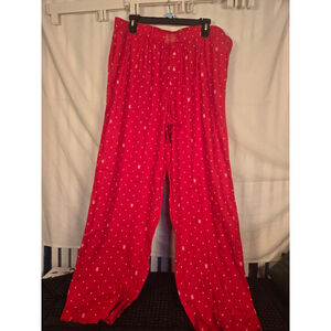 Women's Victoria's Secret Red & White Polka Dot Pajama Pants L